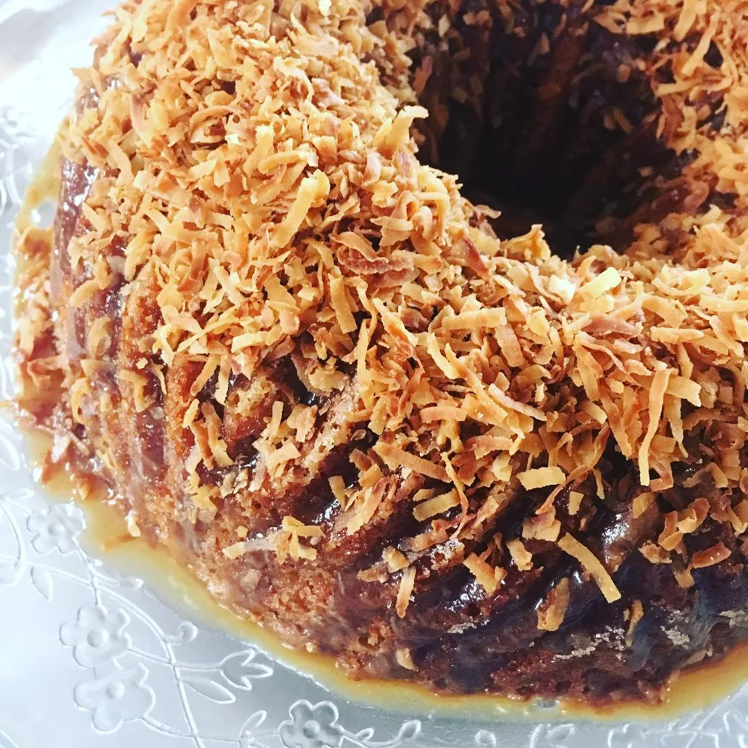 In-house baked bundt cake